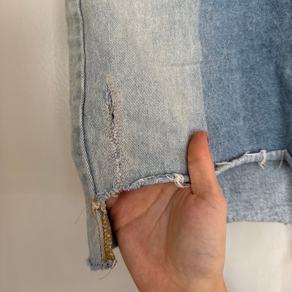 MOVING SALE - Fashion Nova Two-Toned Denim Mini Skirt - Picture 9 of 13